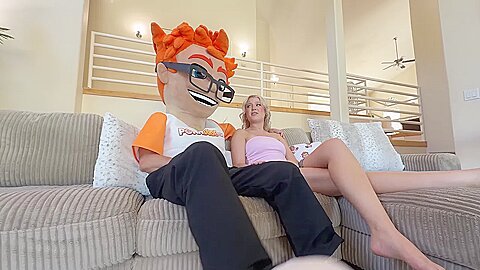 Annaleigh Reno In I Cast Blonde Pornstar With Big Tits For Pov Blowjob Deepthroat And Hardcore Riding